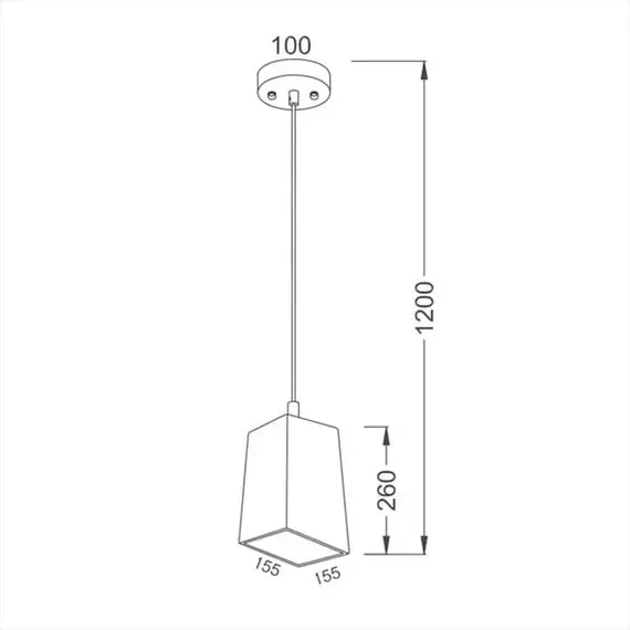 Пендел ELTON V35352 Aca Lighting 1xE27 | Osvetlenieto.bg