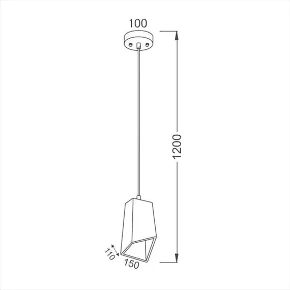 Пендел ELTON V35353 Aca Lighting 1xE27 | Osvetlenieto.bg