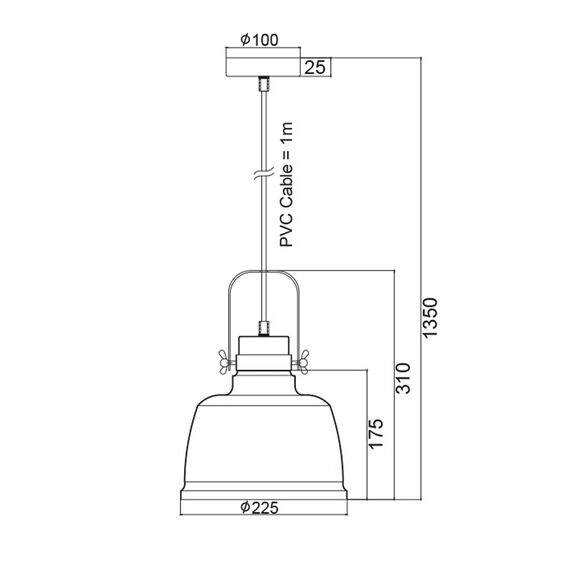 Пендел ERNEST KS212622P Aca Lighting 1xE27 | Osvetlenieto.bg Пендел ERNEST KS212622P Aca Lighting 1xE27 | Osvetlenieto.bg