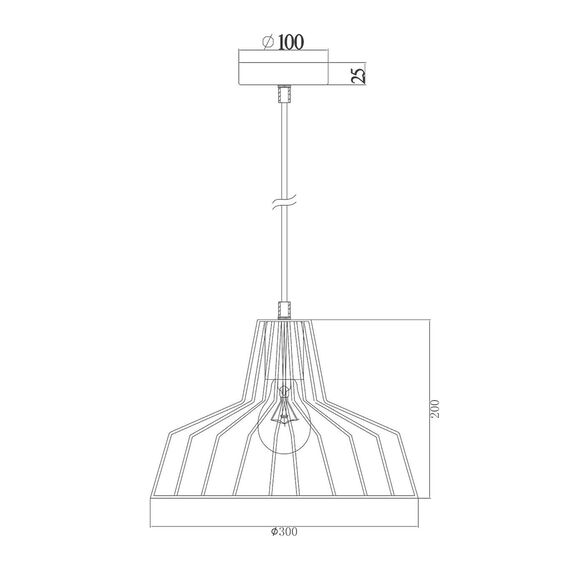 Пендел HADES KS1525P1BK Aca Lighting 1x E27 | Osvetlenieto.bg Пендел HADES KS1525P1BK Aca Lighting 1x E27 | Osvetlenieto.bg