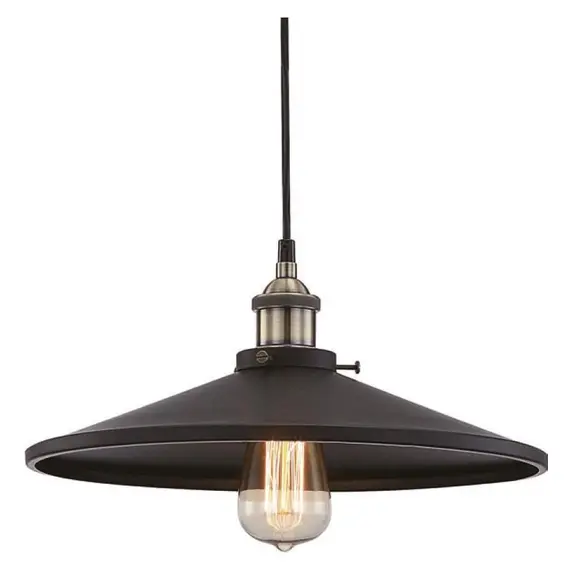 Пендел HIPPOLYTE KS1288P361BK Aca Lighting 1xE27 | Osvetlenieto.bg