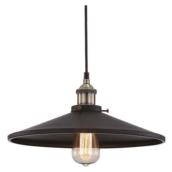 Пендел HIPPOLYTE KS1288P361BK Aca Lighting 1xE27 | Osvetlenieto.bg