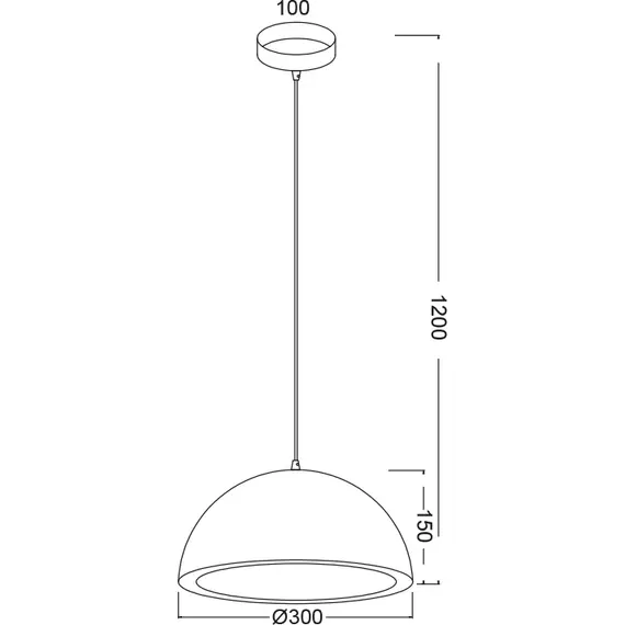 Пендел MALIBU OD8064 Aca Lighting 1xE27 | Osvetlenieto.bg