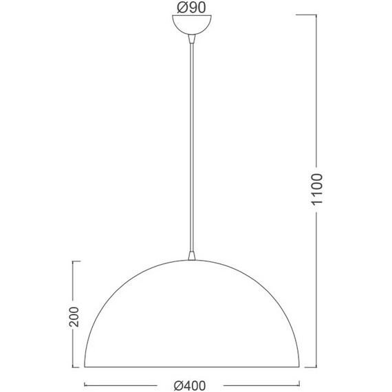Пендел MELINA OD5391MSW Aca Lighting 1xE27 | Osvetlenieto.bg
