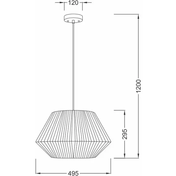 Пендел PERU V36320 Aca Lighting 1xE27 | Osvetlenieto.bg