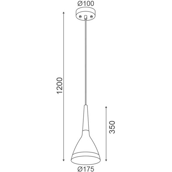 Пендел PLASMA V35142 Aca Lighting 1xE27 | Osvetlenieto.bg