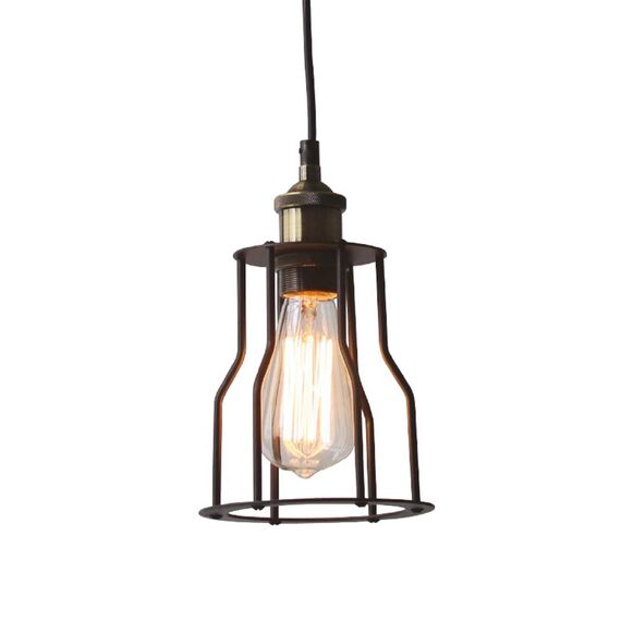 Пендел SOTIS KS1342P151BK Aca Lighting 1xE27 | Osvetlenieto.bg