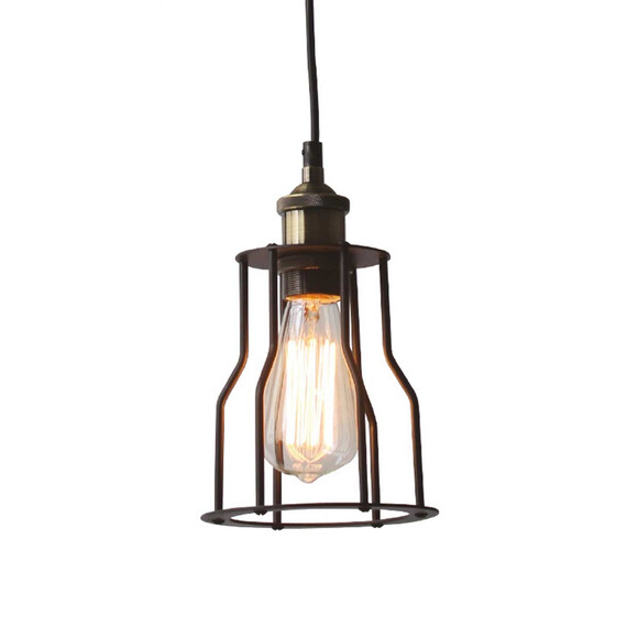 Пендел SOTIS KS1342P151BK Aca Lighting 1xE27 | Osvetlenieto.bg