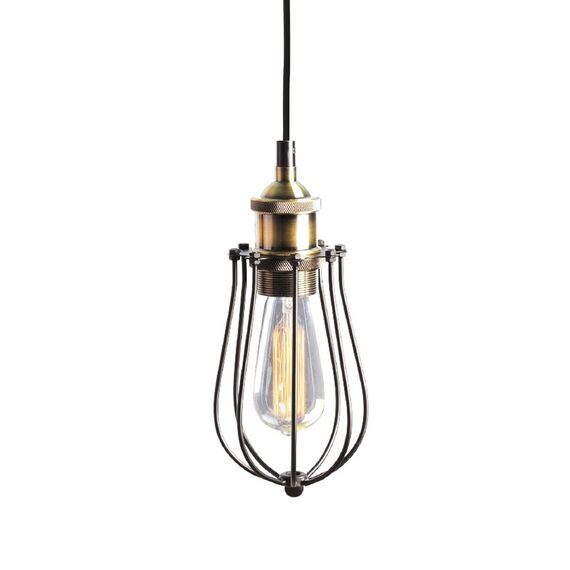 Пендел SOTIS KS2047P1BK Aca Lighting 1xE27 | Osvetlenieto.bg