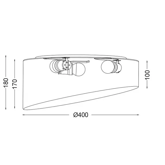Плафон PABLO AD8030PG Aca Lighting 3xE27 | Osvetlenieto.bg