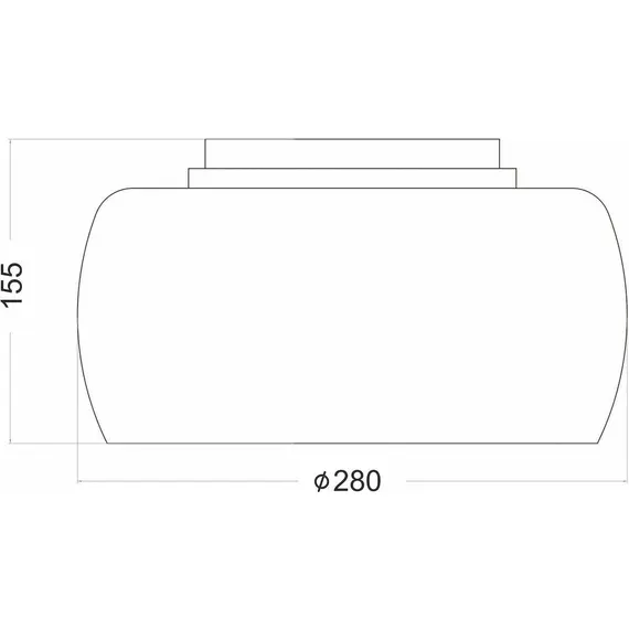 Плафон YVONNE FW5044 Aca Lighting 4xG9 | Osvetlenieto.bg