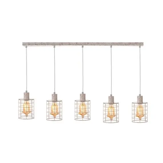 Полилей DUBLIN GN735PAW Aca Lighting 5xE27 | Osvetlenieto.bg