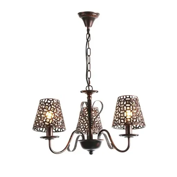 Полилей EDAM EG169753PBC Aca Lighting 3xE14 | Osvetlenieto.bg