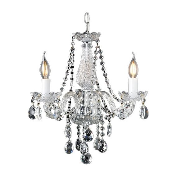 Полилей GLADIOLO BLK80413PCC Aca Lighting 3xE14 | Osvetlenieto.bg