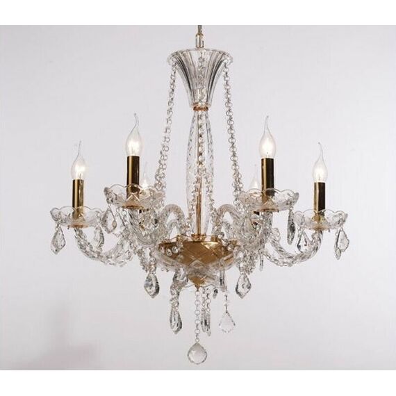 Полилей LILIUM BLK80046PCG Aca Lighting 6xE14 | Osvetlenieto.bg