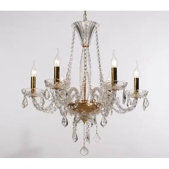 Полилей LILIUM BLK80046PCG Aca Lighting 6xE14 | Osvetlenieto.bg