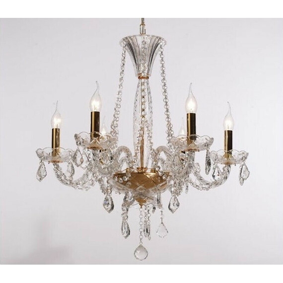 Полилей LILIUM BLK80046PCG Aca Lighting 6xE14 | Osvetlenieto.bg