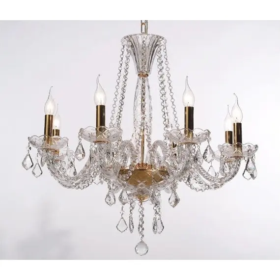 Полилей LILIUM BLK80048PCG Aca Lighting 8xE14 | Osvetlenieto.bg