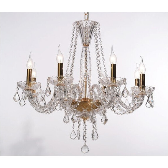 Полилей LILIUM BLK80048PCG Aca Lighting 8xE14 | Osvetlenieto.bg