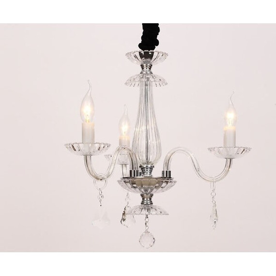 Полилей LOMPELIA BLK80383PCC Aca Lighting 3xE14 | Osvetlenieto.bg