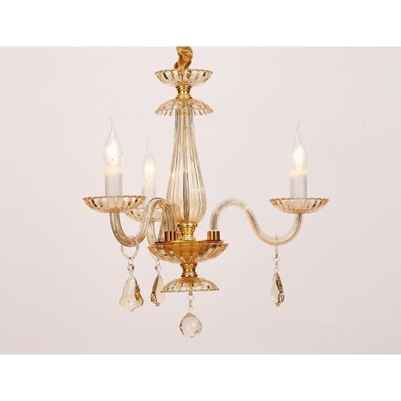 Полилей LOMPELIA BLK80383PCMG Aca Lighting 3xE14 | Osvetlenieto.bg