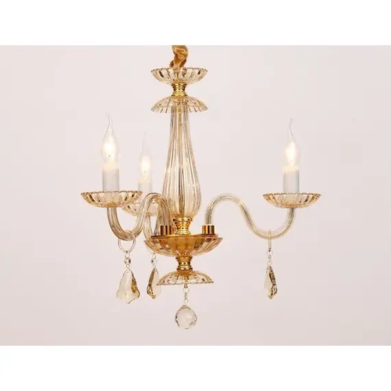 Полилей LOMPELIA BLK80383PCMG Aca Lighting 3xE14 | Osvetlenieto.bg