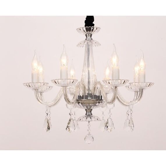 Полилей LOMPELIA BLK80388PCC Aca Lighting 8xE14 | Osvetlenieto.bg