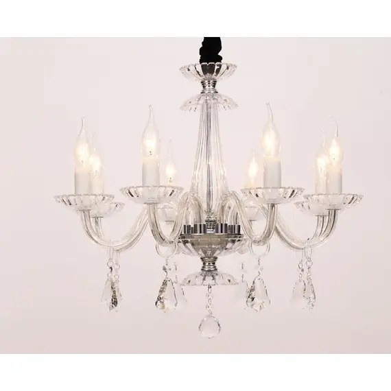 Полилей LOMPELIA BLK80388PCC Aca Lighting 8xE14 | Osvetlenieto.bg