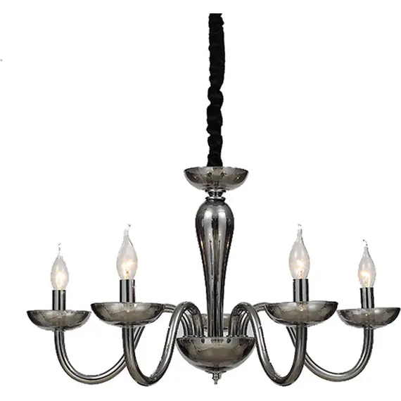 Полилей LUNARIA BLK82185PSGC Aca Lighting 5xE14 | Osvetlenieto.bg