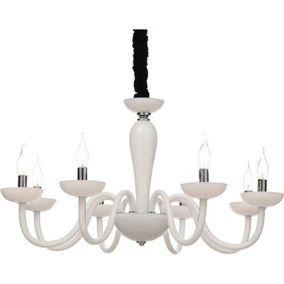 Полилей LUNARIA BLK82188PWC Aca Lighting 8xE14 | Osvetlenieto.bg