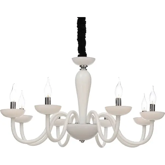 Полилей LUNARIA BLK82188PWC Aca Lighting 8xE14 | Osvetlenieto.bg