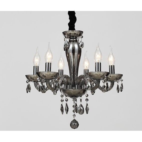 Полилей TULIA BLK82046PSGC Aca Lighting 6xE14 | Osvetlenieto.bg