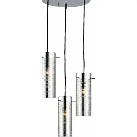 Полилей VERTIGO DLA12593CH Aca Lighting 3xE27 | Osvetlenieto.bg