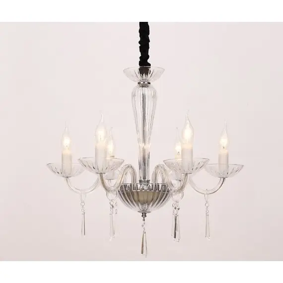 Полилей VIOLET BLK80286PCC Aca Lighting 6xE14 | Osvetlenieto.bg