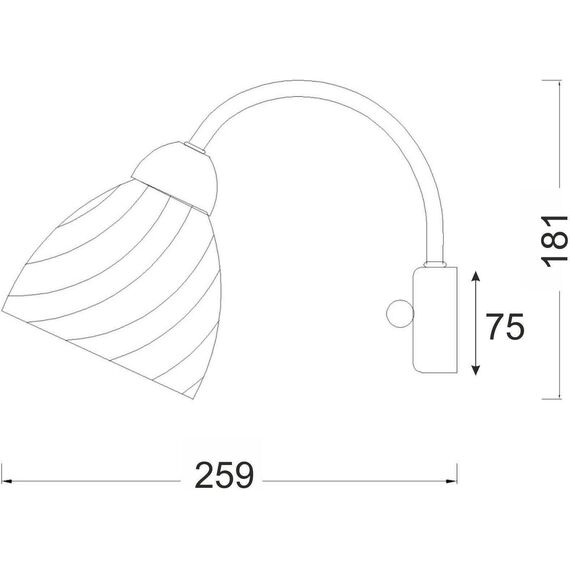 Аплик BYRON DLX7391WBR Aca Lighting 1xE14 | Osvetlenieto.bg Аплик BYRON DLX7391WBR Aca Lighting 1xE14 | Osvetlenieto.bg