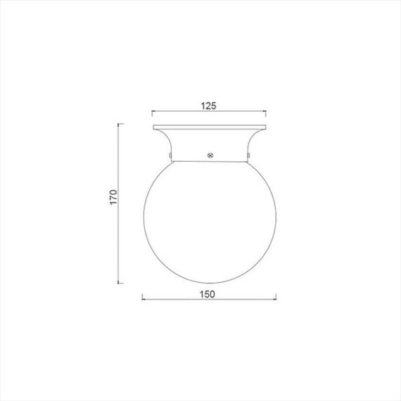 Аплик CAPRI SU0608WW Aca Lighting 1xE27 | Osvetlenieto.bg