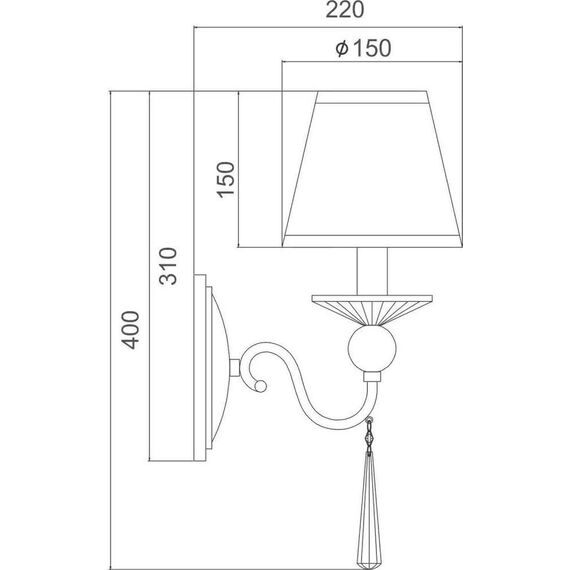 Аплик EVITA AD90041W Aca Lighting 1xE14 | Osvetlenieto.bg Аплик EVITA AD90041W Aca Lighting 1xE14 | Osvetlenieto.bg