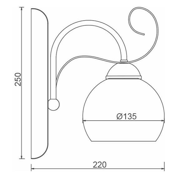 Аплик FOYER DL11691W Aca Lighting 1xE27 | Osvetlenieto.bg Аплик FOYER DL11691W Aca Lighting 1xE27 | Osvetlenieto.bg