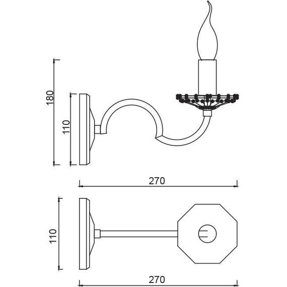 Аплик GEISHA DL9361WWG Aca Lighting 1xE14 | Osvetlenieto.bg Аплик GEISHA DL9361WWG Aca Lighting 1xE14 | Osvetlenieto.bg