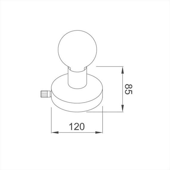 Аплик JOY V36382BP Aca Lighting 1xE27 | Osvetlenieto.bg