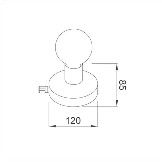Аплик JOY V36382PB Aca Lighting 1xE27 | Osvetlenieto.bg