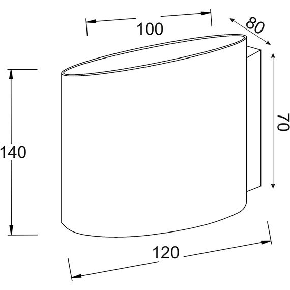 Аплик MOET OYD100451WH Aca Lighting 1xG9 | Osvetlenieto.bg
