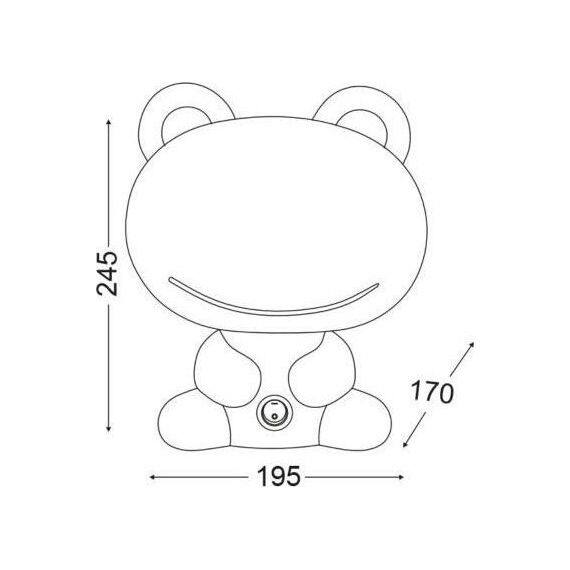 Детска настолна лампа FRIENDS MT120941G Aca Lighting 1xE14 | Osvetlenieto.bg Детска настолна лампа FRIENDS MT120941G Aca Lighting 1xE14 | Osvetlenieto.bg
