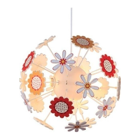 Детски пендел FLOWERS MD160224FLW Aca Lighting 4xE14 | Osvetlenieto.bg