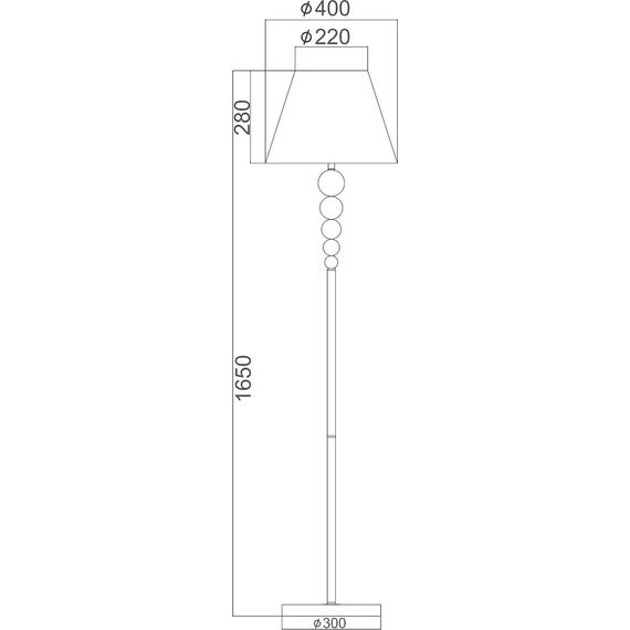 Лампион OLIVIA AD477216 Aca Lighting 1xE27 | Osvetlenieto.bg