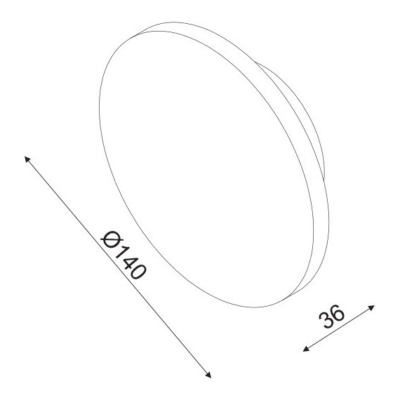 LED Аплик ECLIPSE ZM1705LEDWB Aca Lighting 5W 3000K | Osvetlenieto.bg