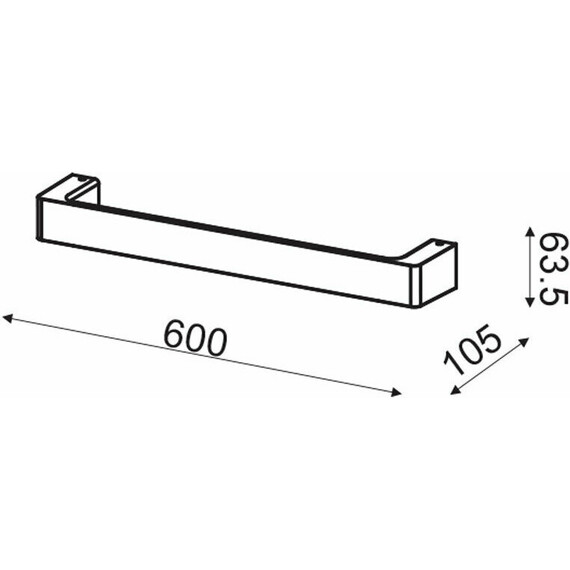 LED Аплик FOGA ZD810412LEDBK Aca Lighting 12W 3000K | Osvetlenieto.bg