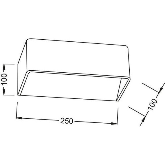 LED Аплик NEPHELE L35037LBK Aca Lighting 6W 3000K | Osvetlenieto.bg