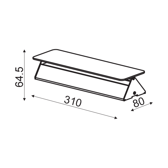 LED Аплик PYRAMID ZD806410LEDGY Aca Lighting 10W 3000K | Osvetlenieto.bg LED Аплик PYRAMID ZD806410LEDGY Aca Lighting 10W 3000K | Osvetlenieto.bg