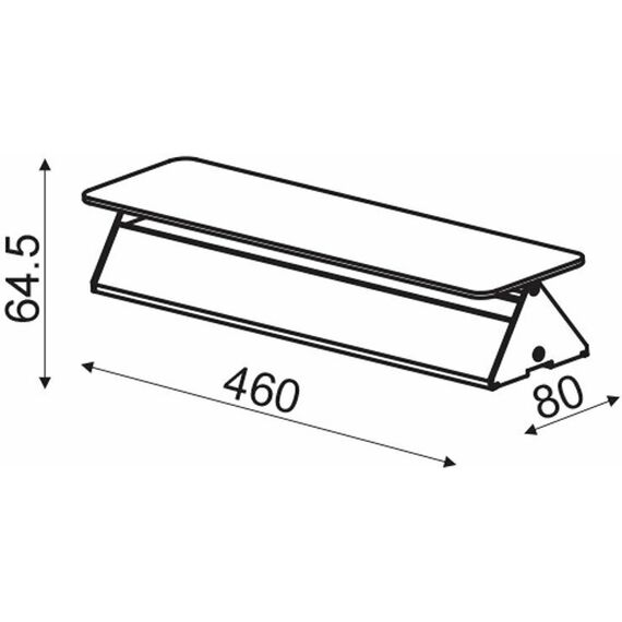 LED Аплик PYRAMID ZD806415LEDBK Aca Lighting 15W 3000K | Osvetlenieto.bg